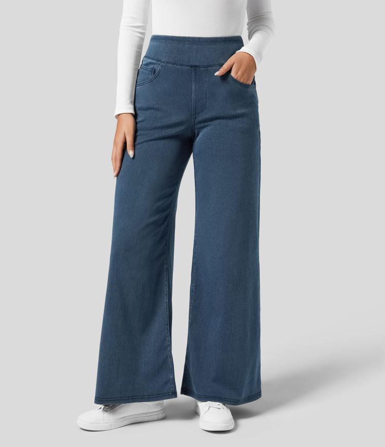 Elevate | Comfort Flared Broek met Hoge Taille