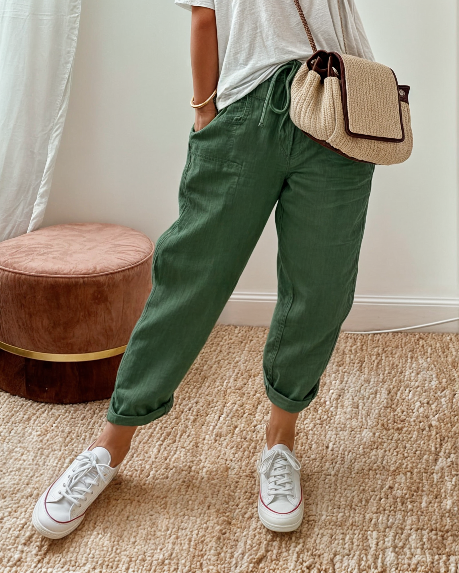 Aura | Elegante linnenmix pantalon met comfortabele pasvorm