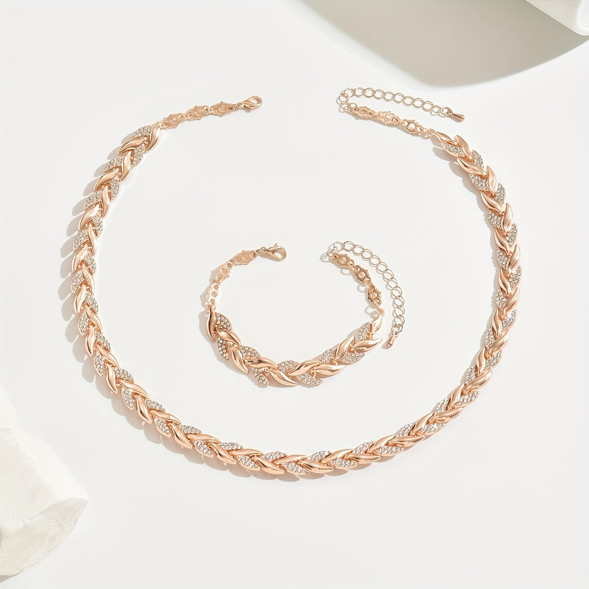 Maré | Handgemaakte Visgraat Ketting & Armband Set