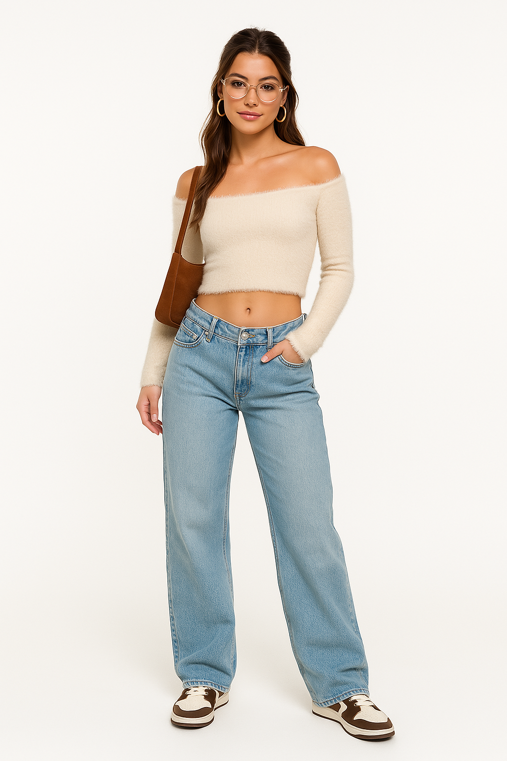Luna - Low rise jeans