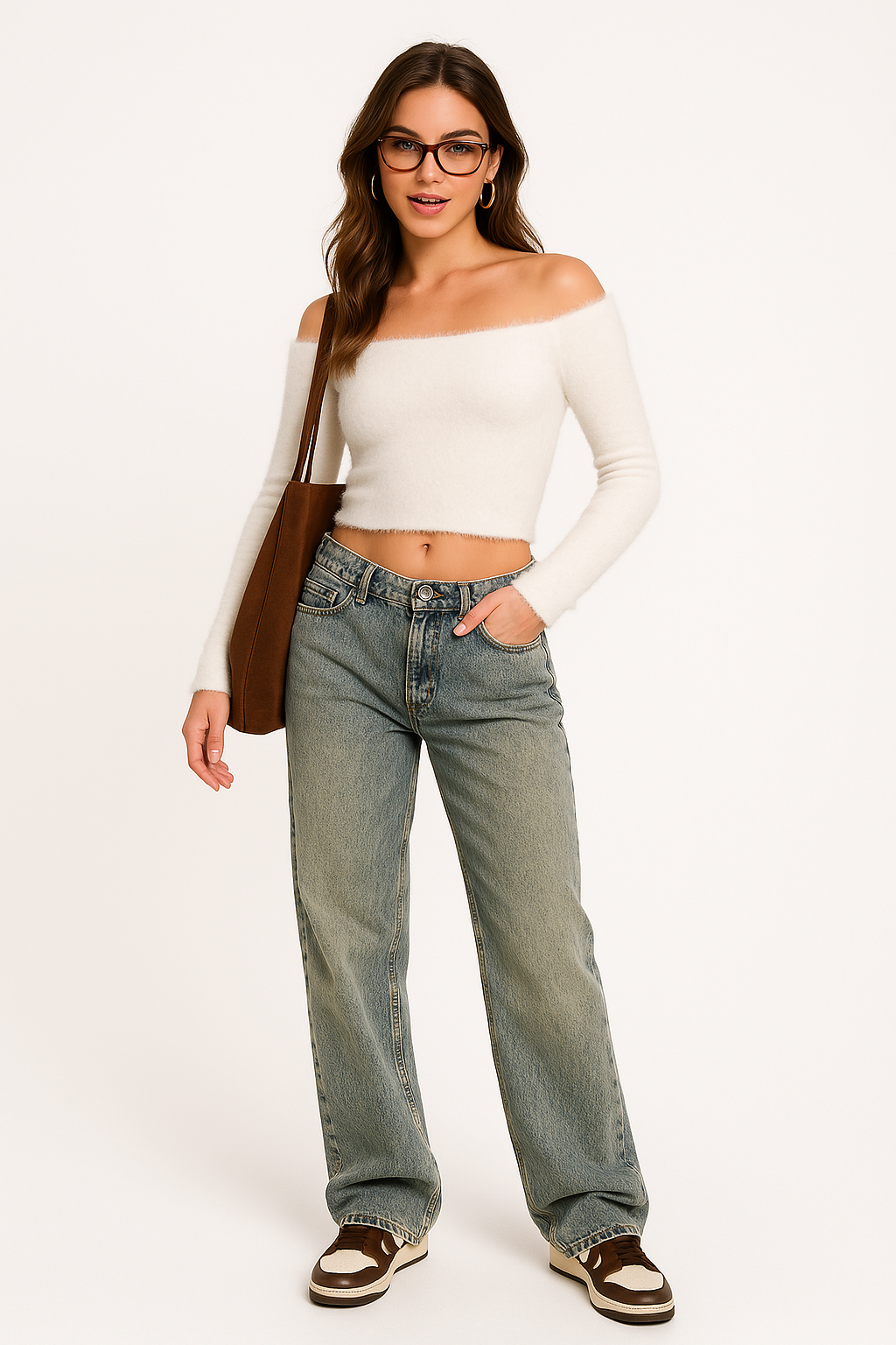 Luna - Low rise jeans