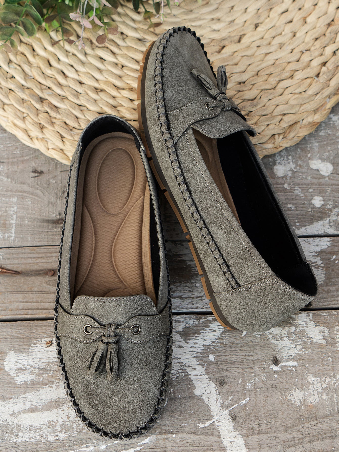 Serenza — Stijlvolle dames loafers met strikdetail en flexibele comfortzool