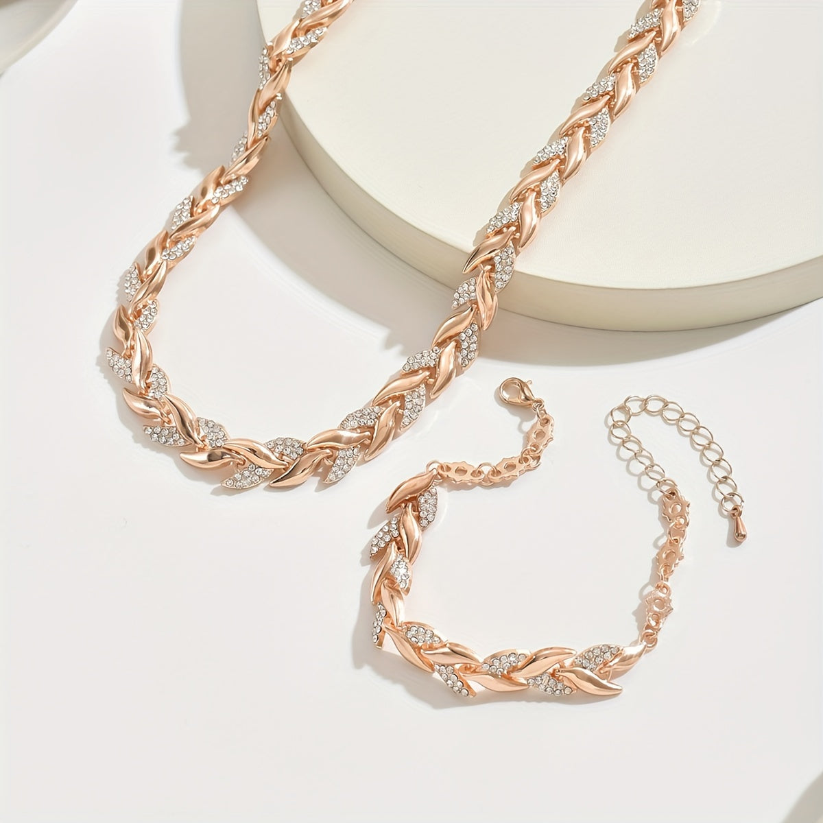 Maré | Handgemaakte Visgraat Ketting & Armband Set