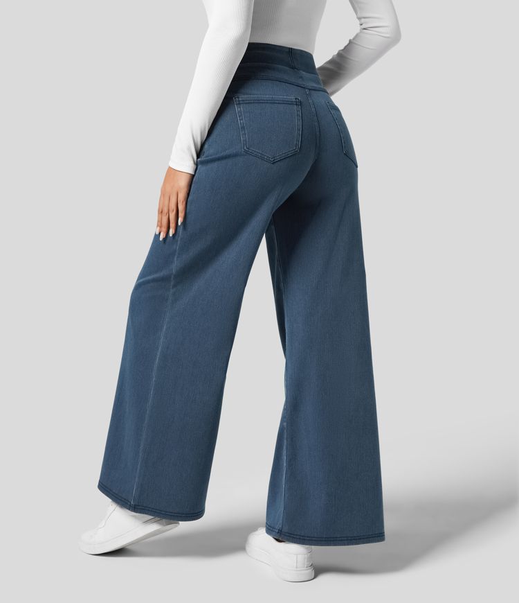 Elevate | Comfort Flared Broek met Hoge Taille