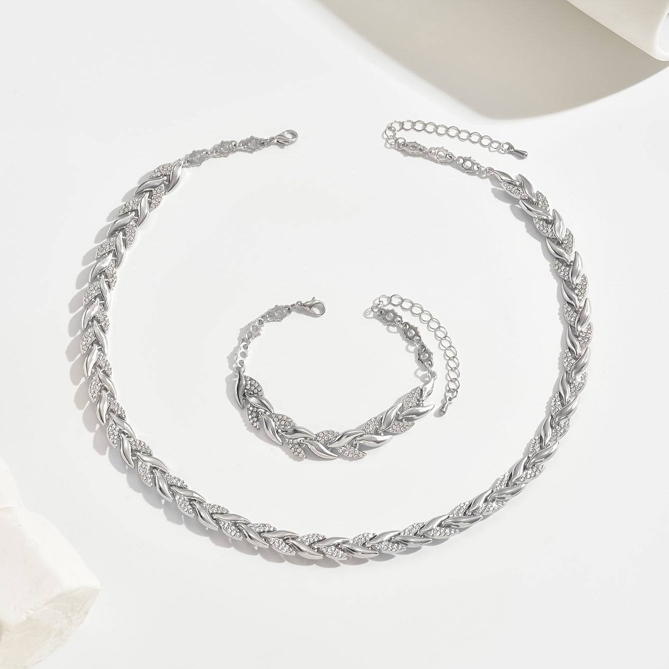 Maré | Handgemaakte Visgraat Ketting & Armband Set