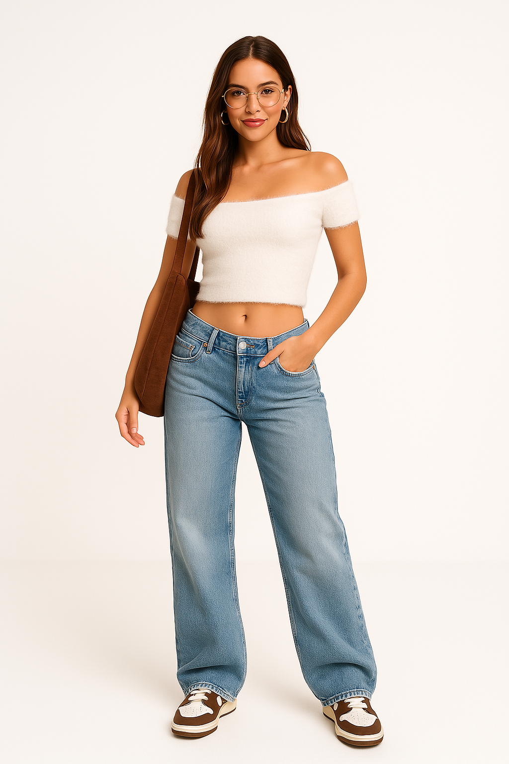 Luna - Low rise jeans