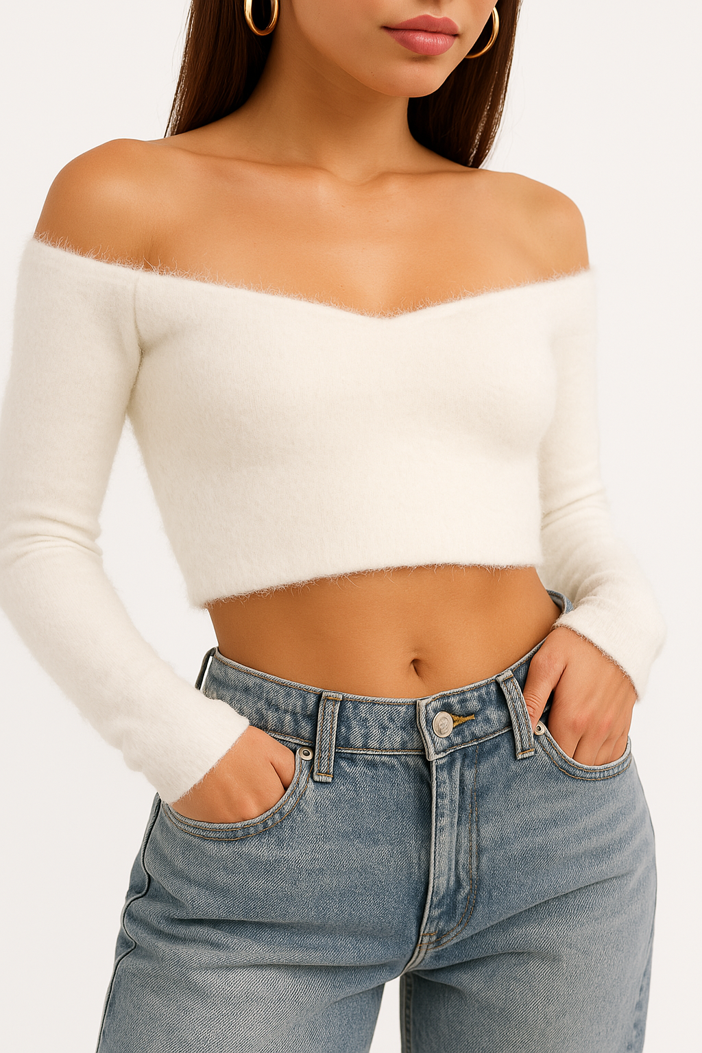 Luna - Low rise jeans