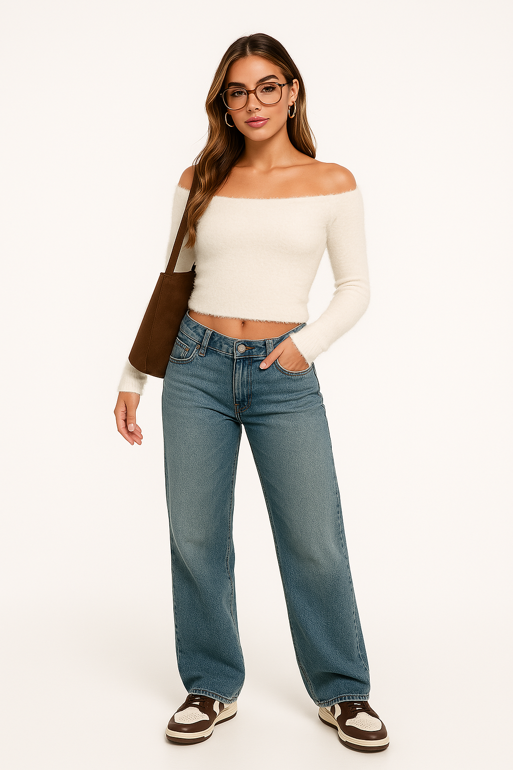 Luna - Low rise jeans