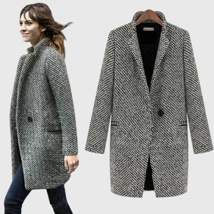 Juliette – Frost Wool Coat