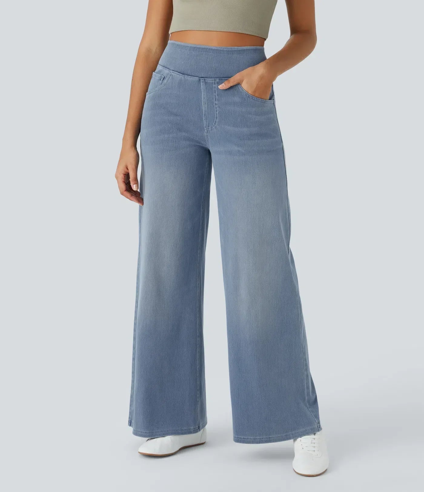 Elevate | Comfort Flared Broek met Hoge Taille