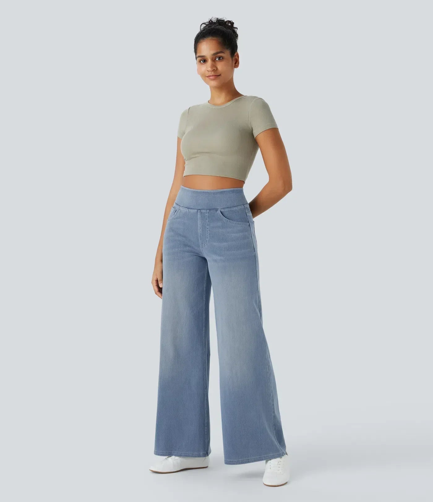 Elevate | Comfort Flared Broek met Hoge Taille